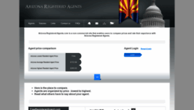 What Arizona-registered-agents.com website looked like in 2020 (4 years ago)