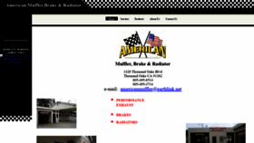 What Americanmufflerandbrake.com website looked like in 2020 (4 years ago)
