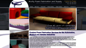 What Acuityfoam.com website looked like in 2020 (4 years ago)