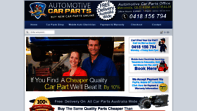 What Automotivecarparts.com.au website looked like in 2020 (4 years ago)