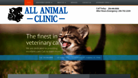 What Allanimalclinicleighton.com website looked like in 2020 (4 years ago)