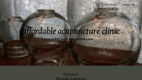 What Affordableacupunctureclinic.com website looked like in 2020 (4 years ago)