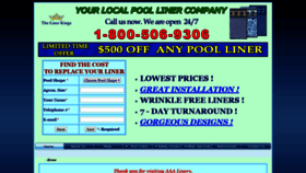 What Aaalinerreplacements.com website looked like in 2020 (4 years ago)