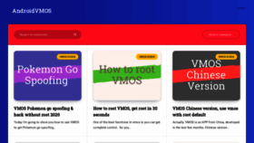 What Androidvmos.com website looked like in 2020 (4 years ago)