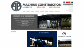 What Apmachinebouw.nl website looked like in 2020 (4 years ago)