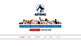 What Artemisvess.com website looked like in 2020 (4 years ago)