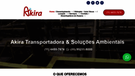 What Akiratransportederesiduos.com.br website looked like in 2020 (4 years ago)