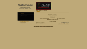 What Alliedfire.com website looked like in 2020 (4 years ago)