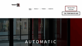 What Arkansasautomaticdoors.com website looked like in 2020 (4 years ago)
