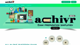 What Achivr.com website looked like in 2020 (4 years ago)
