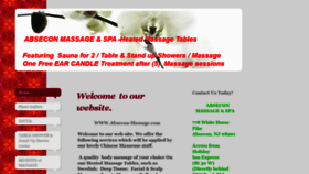What Absecon-massage.com website looked like in 2020 (4 years ago)