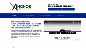 What Anchortotalhr.com website looked like in 2020 (4 years ago)