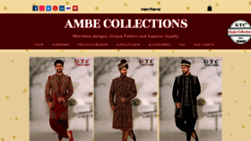 What Ambecollections.com website looked like in 2020 (4 years ago)