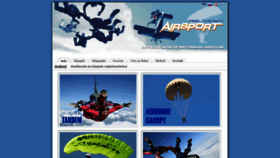 What Airsport.ee website looked like in 2020 (4 years ago)