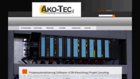 What Ako-tec.de website looked like in 2020 (4 years ago)