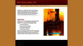 What Alviassociates.com website looked like in 2020 (4 years ago)
