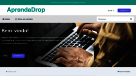 What Aprendadrop.com.br website looked like in 2020 (4 years ago)