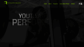 What Athleteready.com website looked like in 2020 (4 years ago)