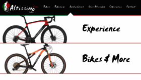 What Altissimo-bikes.com website looked like in 2020 (4 years ago)