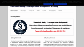 What Adamszelagowski.pl website looked like in 2020 (4 years ago)