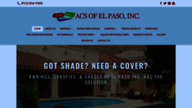 What Acsofelpaso.com website looked like in 2020 (4 years ago)