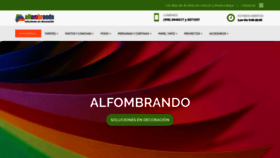What Alfombrando.com website looked like in 2020 (4 years ago)