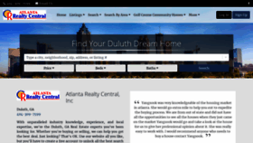 What Atlantarealtycentral.com website looked like in 2020 (4 years ago)