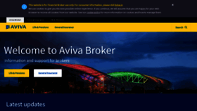 What Avivabroker.ie website looked like in 2020 (4 years ago)