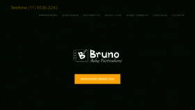 What Aulasparticularesbruno.com website looked like in 2020 (4 years ago)