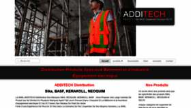 What Additech.dz website looked like in 2020 (5 years ago)