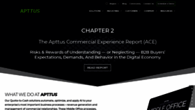 What Apttus.com website looked like in 2020 (4 years ago)