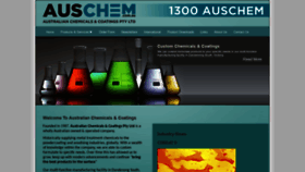 What Auschem.com.au website looked like in 2020 (4 years ago)