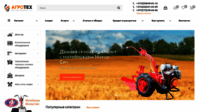 What Agroteh.by website looked like in 2020 (4 years ago)