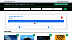 What Adbizindia.com website looked like in 2020 (4 years ago)