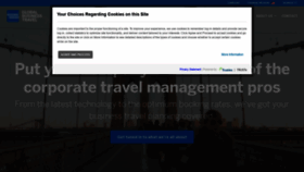What Amexglobalbusinesstravel.com website looked like in 2020 (4 years ago)