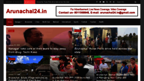 What Arunachal24.in website looked like in 2020 (4 years ago)