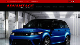 What Advantage-usedcars.com website looked like in 2020 (4 years ago)