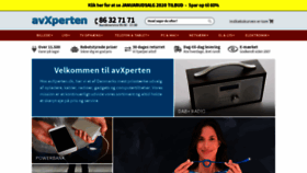 What Avxperten.dk website looked like in 2020 (4 years ago)