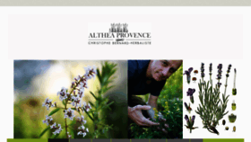 What Altheaprovence.com website looked like in 2020 (4 years ago)