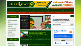 What Abdimadrasah.com website looked like in 2020 (4 years ago)