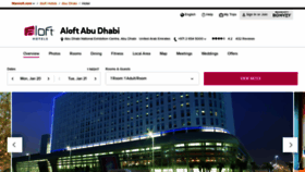 What Aloftabudhabi.com website looked like in 2020 (4 years ago)