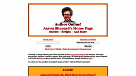 What Aaronshep.com website looked like in 2020 (4 years ago)