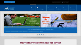 What Annuaire-des-artisans.fr website looked like in 2020 (4 years ago)