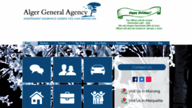 What Algergeneralinsuranceagency.com website looked like in 2020 (4 years ago)