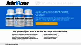 What Arthrozene.com website looked like in 2020 (4 years ago)