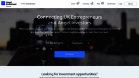 What Angelinvestmentnetwork.co.uk website looked like in 2020 (4 years ago)