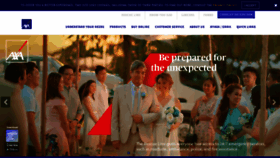 What Axa.com.ph website looked like in 2020 (4 years ago)
