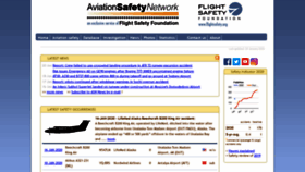 What Aviation-safety.net website looked like in 2020 (4 years ago)