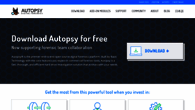 What Autopsy.com website looked like in 2020 (4 years ago)