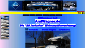 What Aralwagner.de website looked like in 2020 (4 years ago)